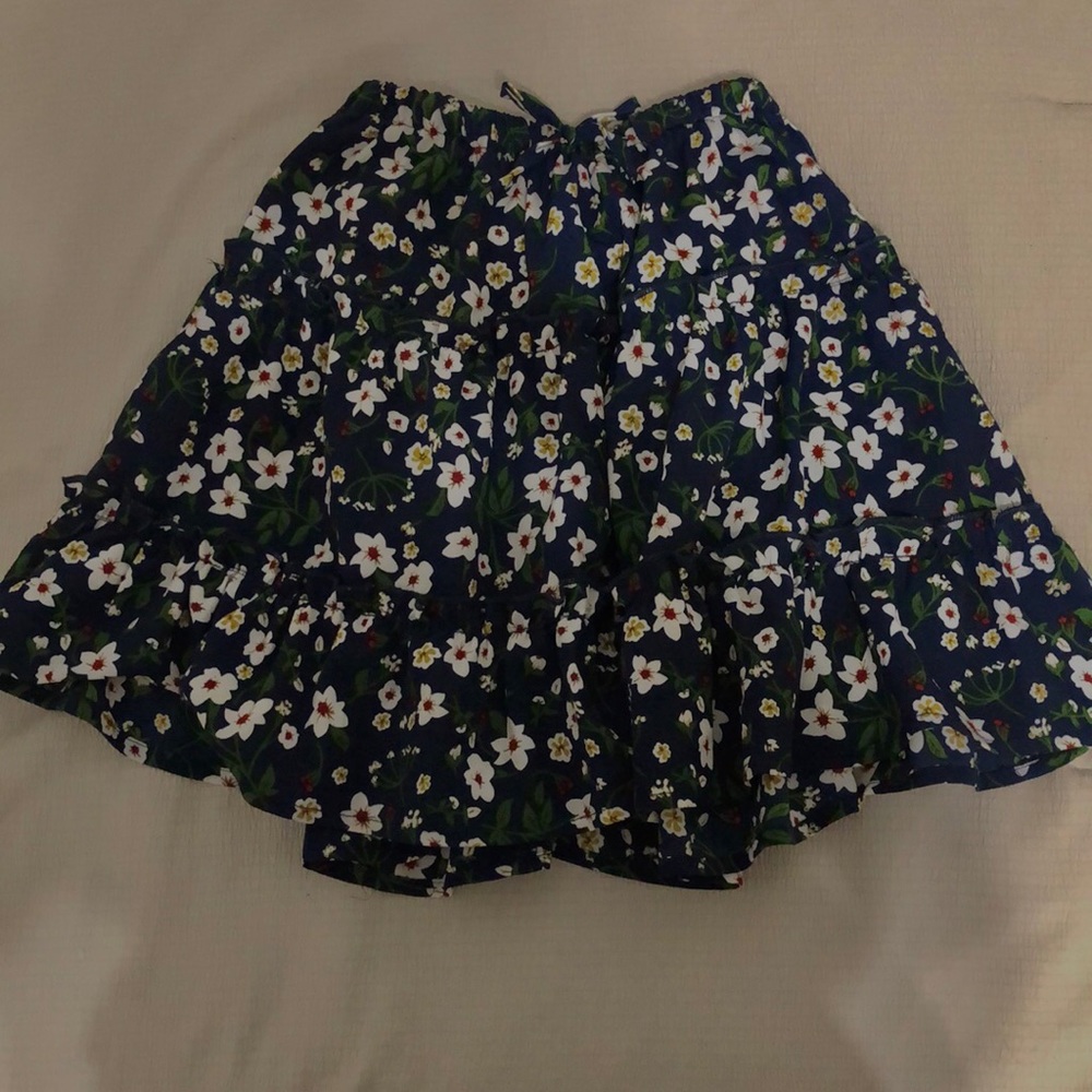 floral girls skirt, shein, US 8Y